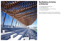 Desktop Screenshot of barthelemygrinoarchitectes.eu